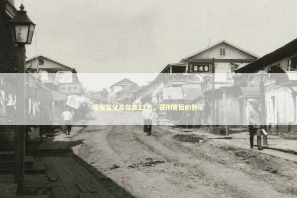 偷女友父亲存款21万，获刑背后的警示