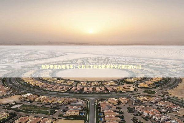 感激泰国合婚法事，让我们了解这些神秘仪式背后的人们！