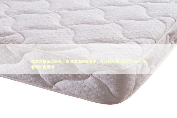 感激之情无以言表，泰国坟场情降法事，竟让我的生活焕然一新！不看绝对会后悔！