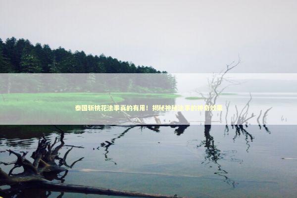 泰国斩桃花法事真的有用！揭秘神秘法事的神奇效果