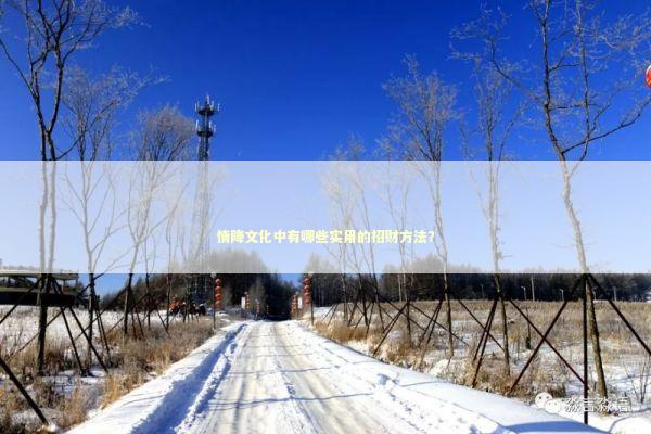 情降文化中有哪些实用的招财方法？