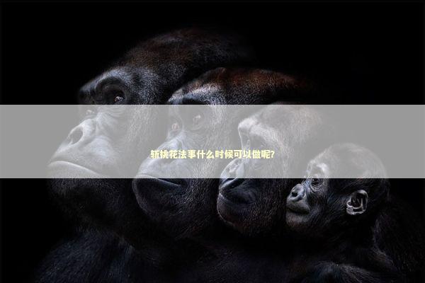 斩桃花法事什么时候可以做呢？