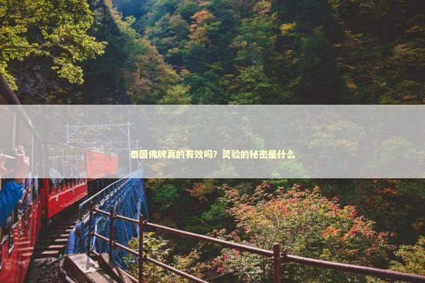 泰国佛牌真的有效吗？灵验的秘密是什么