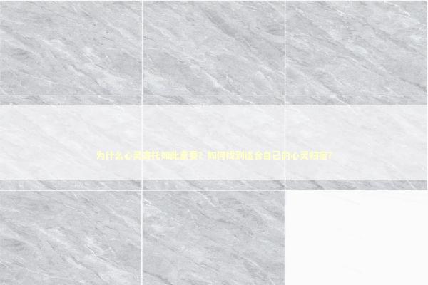 为什么心灵寄托如此重要？如何找到适合自己的心灵归宿？